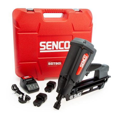 Акумулаторен такер за дърво Senco SGT90I-4VS7001N, 50-90mm - 2 х 2.5Ah батерии