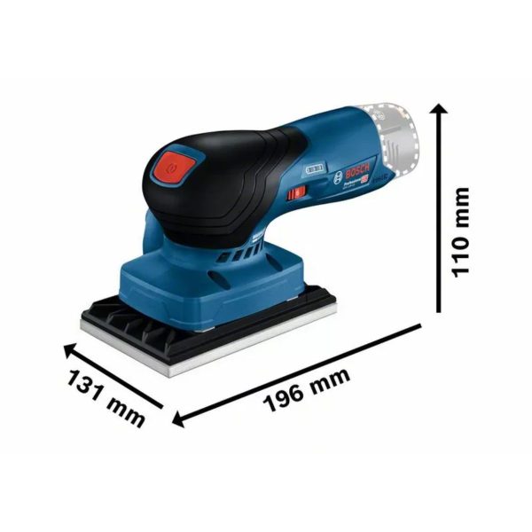 Акумулаторен виброшлайф BOSCH GSS 12V-13 Professional, 06019L0000, 12 V