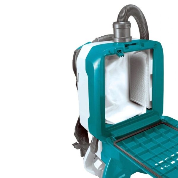 Акумулаторна гръбна прахосмукачка Makita DVC665Z, 18 + 18 V, 11 kPa, 6 L