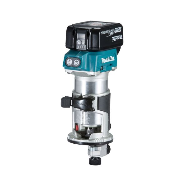 Акумулаторна оберфреза Makita DRT50RTEX3, 18 V, LXT, 5Ah