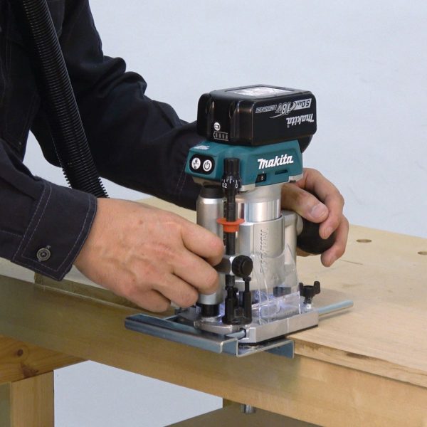 Акумулаторна оберфреза Makita DRT50RTEX3, 18 V, LXT, 5Ah