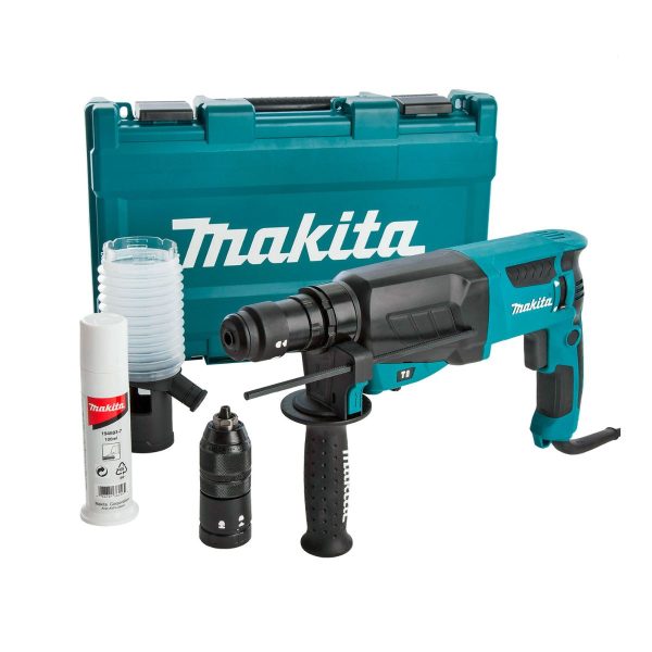 Електрически перфоратор Makita HR2630T, 800 W, 2.4 J, SDS-PLUS