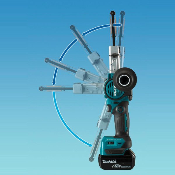 Лентов акумулаторен шлайф Makita DBS180Z, 18 V, 9x533 мм
