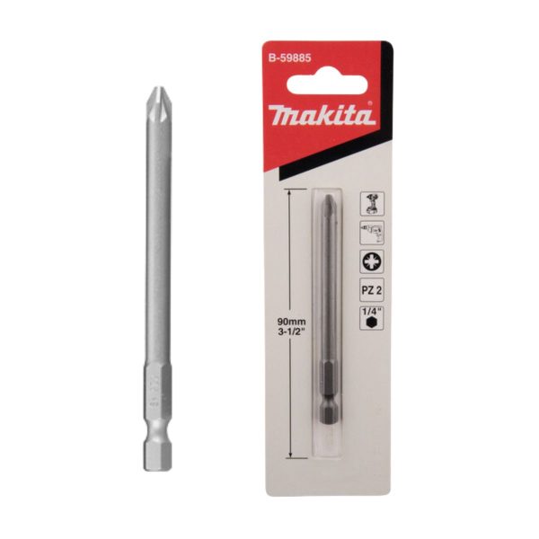 Накрайник - бит Makita B-59885, PZ2, 90мм