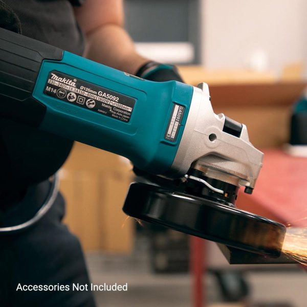 Ъглошлайф Makita GA5092X01, 1900 W, 125 мм