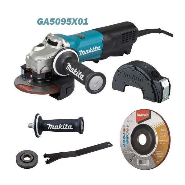 Ъглошлайф Makita GA5095X01, 1900 W, 125 мм