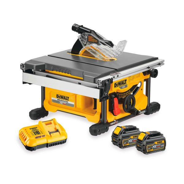 Акумулаторен настолен циркуляр DeWALT DCS7485T2, 54 V, 210 мм