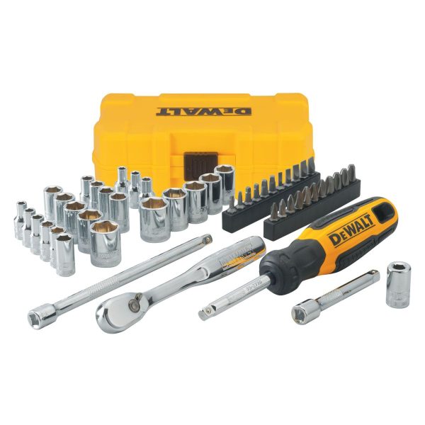 Комплект гедоре DeWALT DWMT81610-0, 50 части, 1/4"