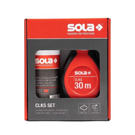 Комплект маркиращ конец и прах Sola CLKS SET R, 66114142, 30 м, червен