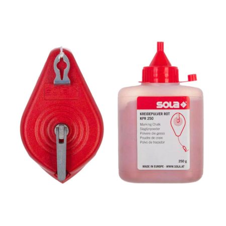Комплект маркиращ конец и прах Sola CLM 30 SET R, 66110542, 30 м, червен