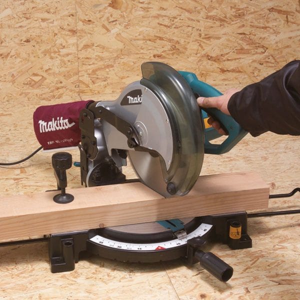 Настолен циркуляр с герунг Makita MLS100N, 1500 W, 255 мм