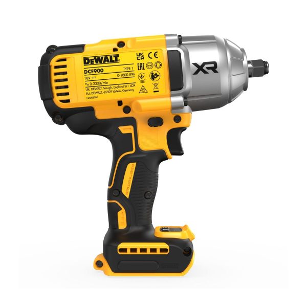 Акумулаторен ударен гайковерт DeWALT DCF900N, 18 V, 1898 Nm, 1/2″