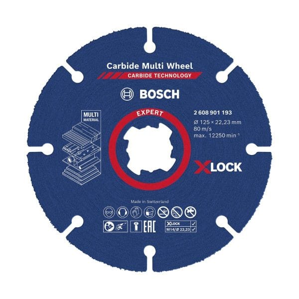 Диск за ъглошлайф Bosch Carbide Multi Wheel 2608901193, 125 мм