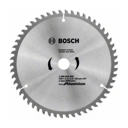 Диск за циркуляр Bosch Eco for Aluminium 2608644390, 190 х 20 мм, 54 зъба