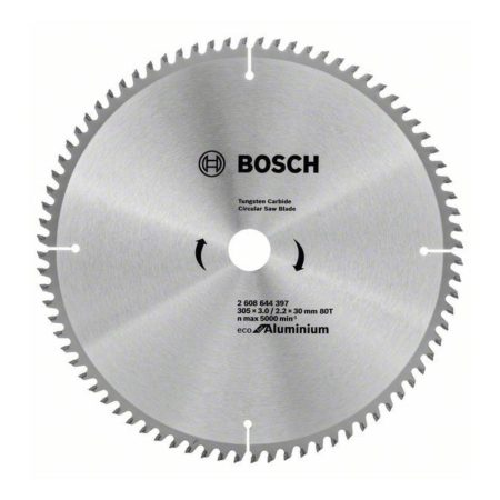 Диск за циркуляр Bosch Eco for Aluminium 2608644397, 305 х 30 мм, 80 зъба