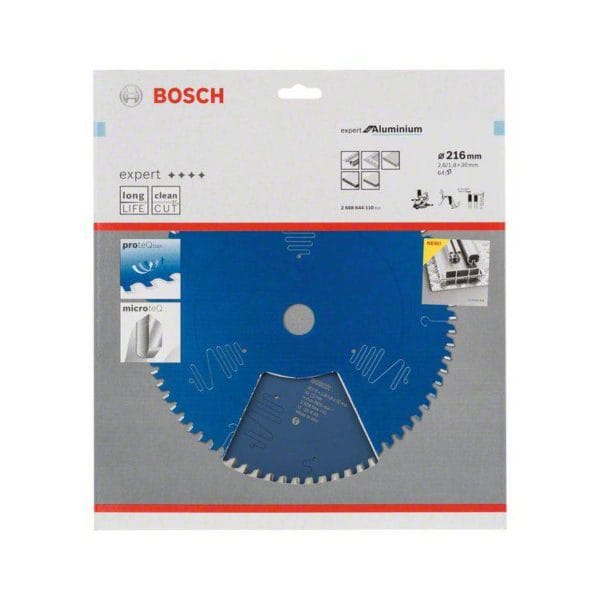 Диск за циркуляр Bosch Expert For Aluminium 2608644110, 216 х 30 мм, 64 зъба