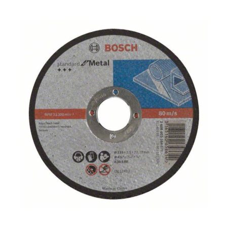 Диск за метал Bosch Standart For Metal 2608603164, 125 мм