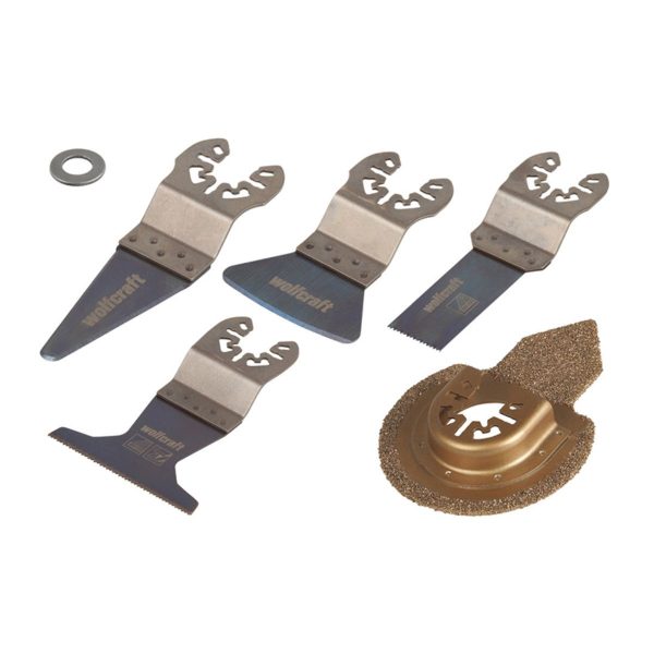 Комплект ножове за мултифункционален инструмент Wolfcraft 065 WLF1036, 5 бр