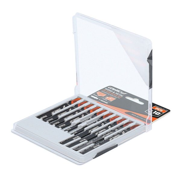 Комплект ножове за прободен трион WellCut WC-JB10, 10 бр