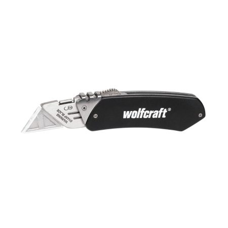 Метален макетен нож с трапецовидно острие Wolfcraft 065 WLF 106, 19 мм