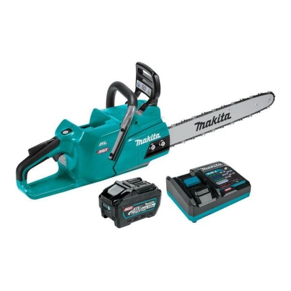 Акумулаторен трион Makita UC015GT101, 40V, 35cm + ПОДАРЪК Комплект за заточване + Масло + Шина + Верига