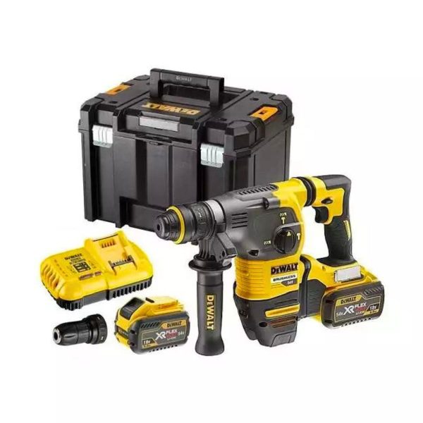 Акумулаторен безчетков перфоратор Dewalt DCH334X2,18/54V Flexvolt, SDS-plus