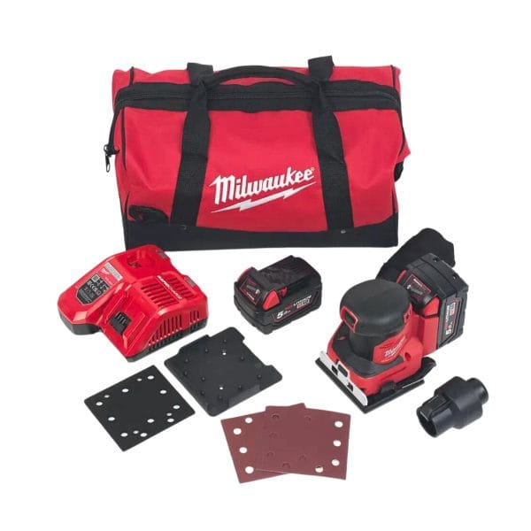 Акумулаторен виброшлайф Milwaukee M18BQSS-502