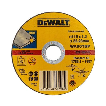 Диск за метал DeWALT DT42240Z, 115 мм