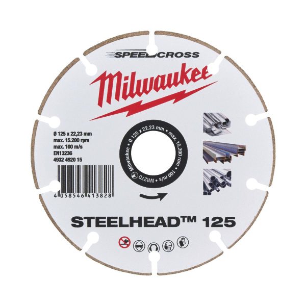 Диск за неръждаема стомана Milwaukee 4932492015, 125 мм