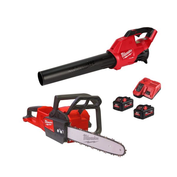 Комплект акумулаторни градински машини Milwaukee M18 FPP2OP2-802