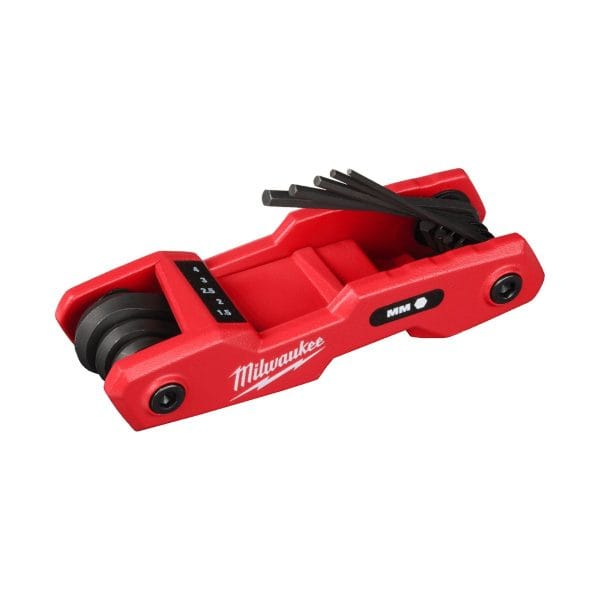 Комплект сгъваеми ключове Milwaukee 4932480978, 8 бр, шестостен