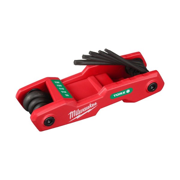 Комплект сгъваеми ключове Milwaukee 4932480979, 8 бр, Torx