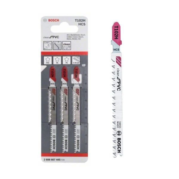 Нож за прободен трион за пластмаса Bosch T 102 H, 2608667445