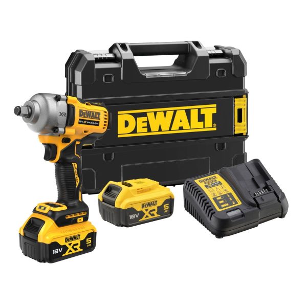 Акумулаторен ударен гайковерт DeWALT DCF891P2T, 812 Nm, 18 V, 1/2″