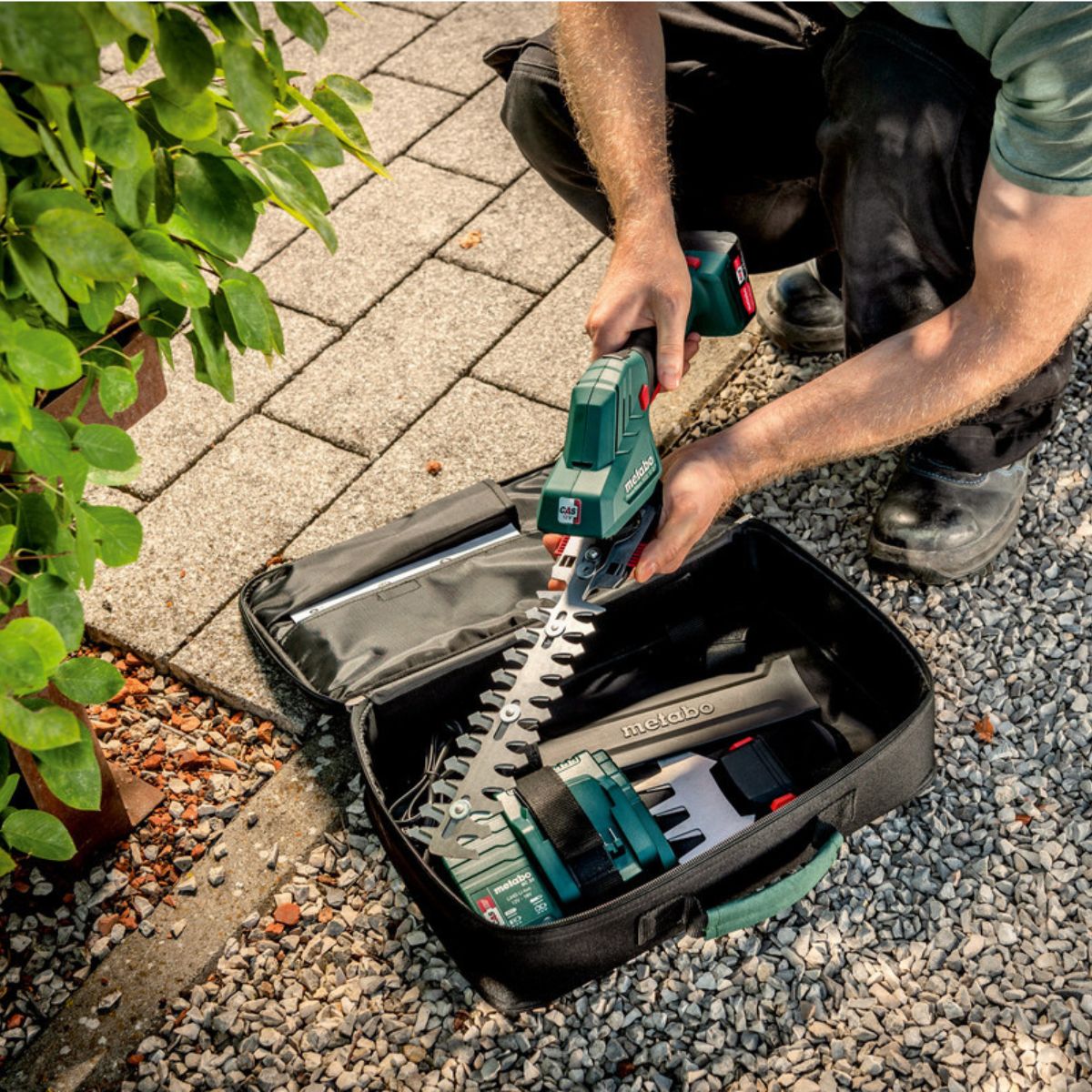 Акумулаторна градинска ножица Metabo PowerMaxx SGS 12 Q, 601608500, 12V ...
