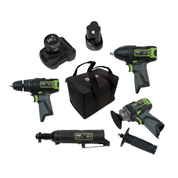 Комплект акумулаторни машини Sealey CP108VCOMBO1, 10.8V