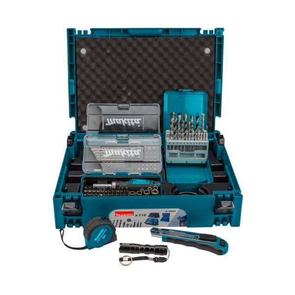 Комплект инструменти и накрайници Makita B-49884, 1/4, 116 бр