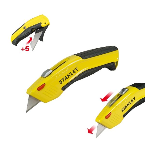 Макетен нож с автоматично зареждане STANLEY 0-10-237, 160 мм
