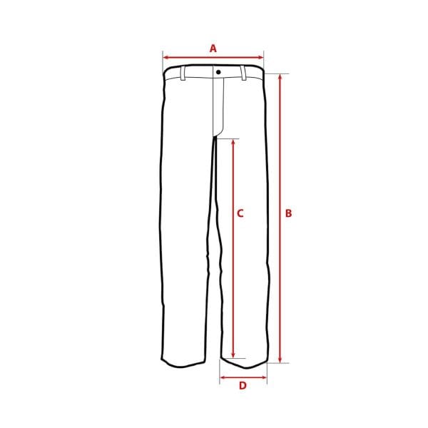 Работен панталон DEWALT DWC100-001-3833 Pro Thurlston Trouser Black 38х33