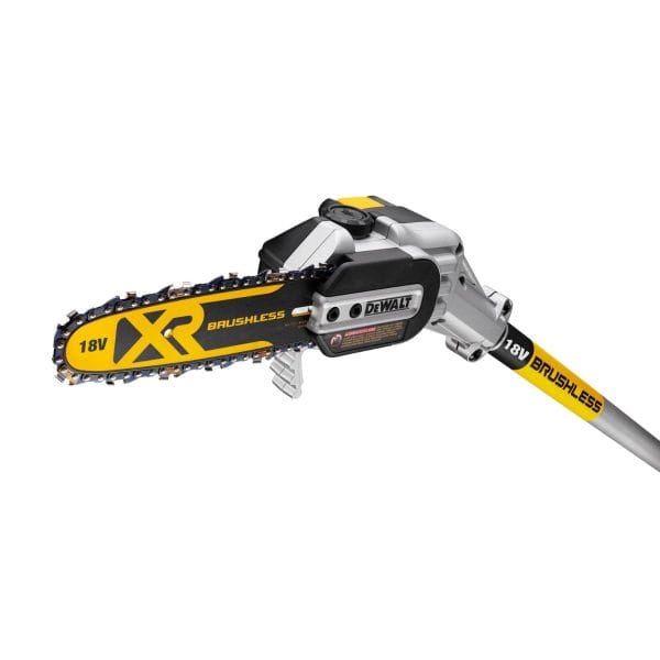 Акумулаторен телескопичен верижен трион DeWalt DCMPS567N, 18 V, 20 см