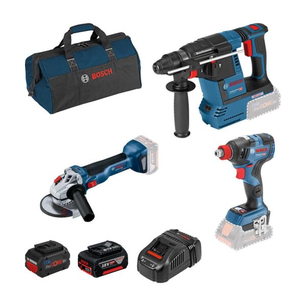 Комплект акумулаторни машини Bosch 0615990N21, 18 V