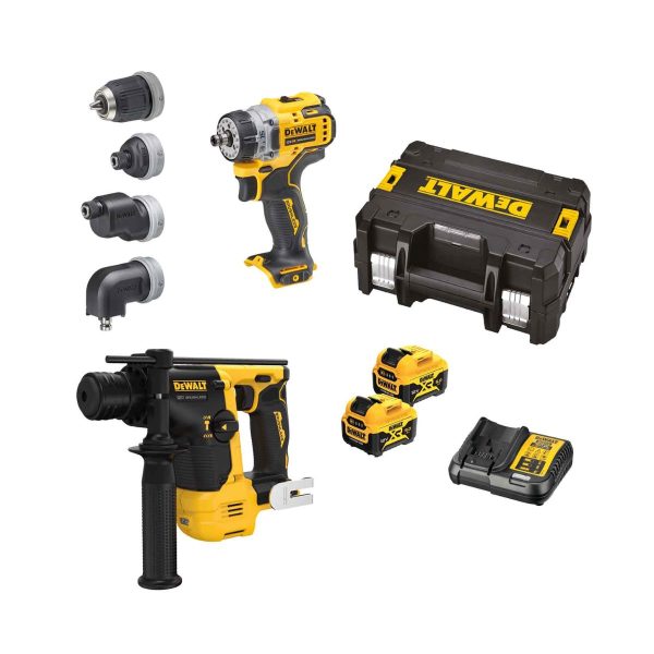 Комплект акумулаторни машини DeWalt DCK2101P2T, 18V