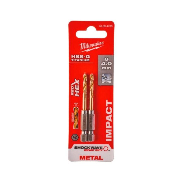 Свредло за метал Milwaukee 48894708, 4 х 26 мм, 2 бр