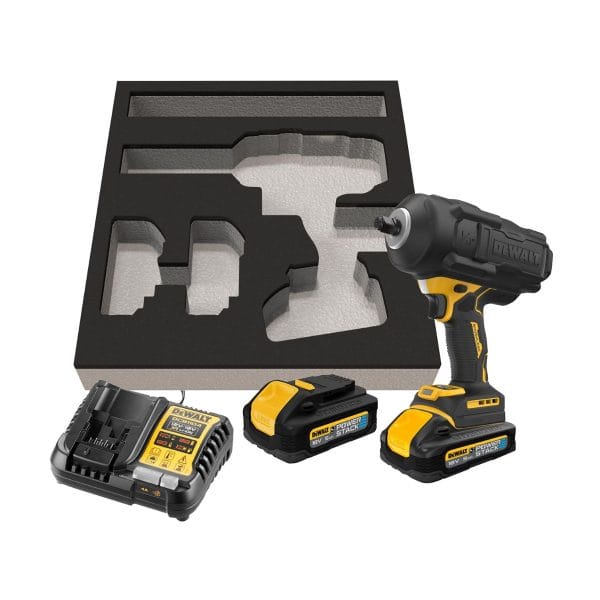 Акумулаторен ударен гайковерт DeWALT DCF961H2G, 18 V, 2372 Nm, 1/2"