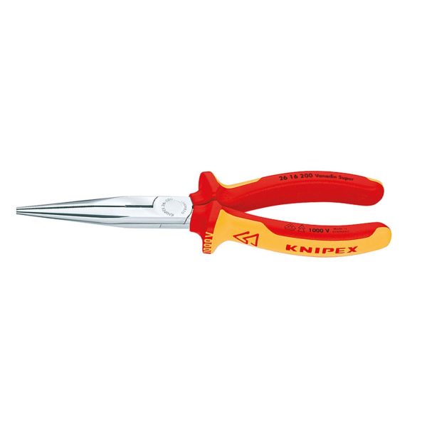 Плоски клещи с резачки Knipex 26 16 200, 200 мм, VDE