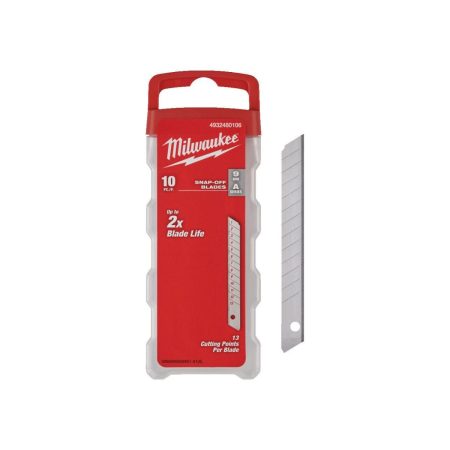 Резервни остриета за макетен нож Milwaukee 4932480106, 9 мм, 10 броя