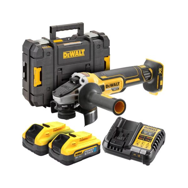 Акумулаторен ъглошлайф DeWALT DCG405H2T, ф 125мм, 18V