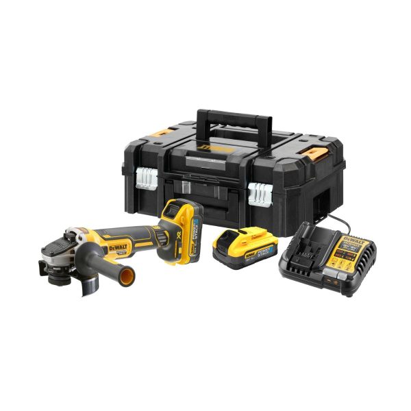 Акумулаторен ъглошлайф DeWALT DCG409H2T, 18V, 125мм