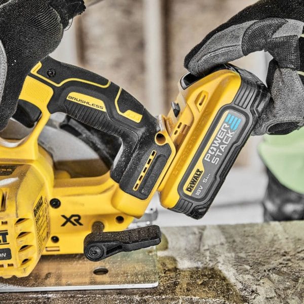 Акумулаторен циркуляр DEWALT DCS570H2T, 18V, 184 мм