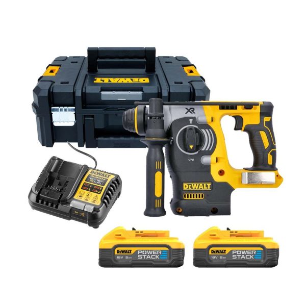 Акумулаторен перфоратор DeWALT DCH273H2T, 18V, 2.1 J, SDS-Plus